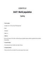 Unit 7. World population