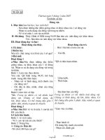 Giáo án Tự nhiên và xã hội Lớp 3 - Tuần 25-28 - Năm học 2006-2007