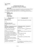 Giáo án môn Toán lớp 7 - Tiết 13: Số thập phân hữu hạn. số thập phân vô hạn tuần hoàn