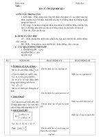 Bài soạn môn Đại số 7 - Tiết 37: Ôn tập học kì 1