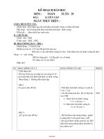 Giáo án Toán Lớp 3 - Tuần 29 - Bài: Luyện tập 2