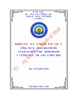 CÔNG TÁC KẾ TOÁN DOANH THU VÀ XÁC ĐỊNH KẾT QUẢ KINH DOANH TẠI CÔNG TY CỔ PHẦN KIẾN TRÚC BHA