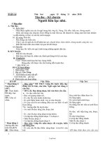 Giáo án tổng hợp Tuần 14 - Lớp 3 Môn Tiếng Việt