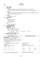 Giáo án Toán Lớp 3 - Tuần 1 - Bài: Luyện tập (Bản đẹp)