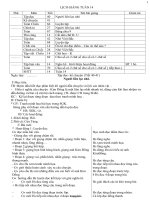 Giáo án bài học Khối 3 Tuần 14