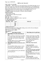 Giáo án Vật lý Lớp 8 - Tiết 6: Lực ma sát - Năm học 2010-2011