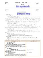 Giáo án các môn lớp 3 - Tuần 10 - Thứ 2