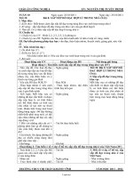 Giáo án Công nghệ 6 - Tiết 20, Bài 8: Sắp xếp đồ đạc hợp lí trong nhà ở (Tiếp theo) - Năm học 2011-2012 - Nguyễn Thị Tuyết Trinh