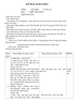 Giáo án Tập đọc Lớp 3 - Tuần 14 - Bài: Nhớ Việt Bắc