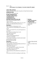 Giáo án Văn 8 - Bài 19: Viết đoạn văn trong văn bản thuyết minh