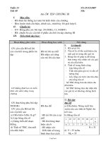 Giáo án môn Đại số 7, năm 2007 - 2008 - Tiết 49: Ôn tập chương III