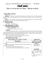 Giáo án Ngữ văn 8 - Bài 26 - Năm học 2009-2010