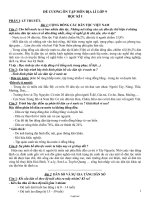 Đề cương ôn tập môn địa lí lớp 9 học kì I