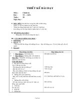 Giáo án môn Chính tả lớp 2 - Bài: Gió