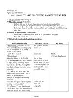 Giáo án Ngữ văn 8 - Tuần thứ 5 - Tiết 17 đến 20