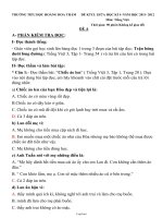 Đề khảo sát chất lượng giữa học kì I môn: Tiếng Việt 3
