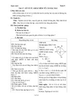 Bài giảng môn học Đại số lớp 7 - Tuần 9 - Tiết 17 : Số vô tỉ . Khái niệm về căn bậc hai