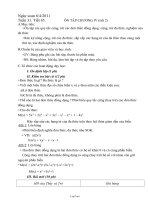 Bài giảng môn Đại số lớp 7 - Tuần 31 - Tiết 65: Ôn tập chương IV (tiết 2)