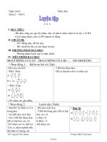 Giáo án Đại số 7 tuần 2 tiết 4: Luyện tập