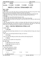 Giáo án Tin học 7 - Trường THCS Cấp 1, 2 Lộc Phú