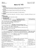 Giáo án Vật lí Lớp 8 - Tiết 14, Bài 12: Sự nổi - Năm học 2009-2010