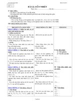 Giáo án Vật lý Lớp 8 - Tiết 25, Bài 22: Dẫn nhiệt - Năm học 2010-2011 - Trần Trọng Nhân