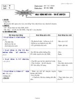 Giáo án Ngữ văn 6 - Tuần 18, Tiết 71: Hoạt động ngữ văn - Thi kể chuyện - Năm học 2005-2006