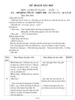 Giáo án Luyện từ và câu Lớp 3 - Tuần 2 - Bài: Mở rộng vốn từ 