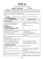 Giáo án tổng hợp lớp 3 - Tuần 16 năm 2011