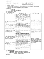 Giáo án Ngữ văn 7 tiết 135+ 136: Hoạt động ngữ văn (đọc diễn cảm văn nghị luận)