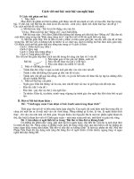 Cách viết mở bài cho bài văn NL