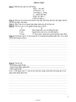 Ôn tập Toán 3 giữa học kì II