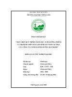 Thực hiện quy trình chăm sóc, nuôi dưỡng, phòng và trị bệnh trên đàn lợn nái sinh sản nuôi tại trại của công ty cổ phần dinh dưỡng hải thịnh 