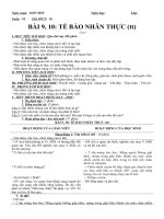 Bài 9. Tế bào nhân thực (tiếp theo)