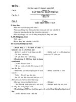 Tiết học đầu tiên