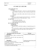 Giáo án Địa lý 7 - Tuần 19