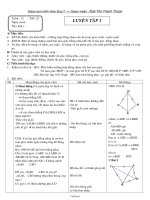 Giáo án môn học Hình học lớp 7 - Đỗ Thị Thanh Thảo - Tiết 23: Luyện tập 1