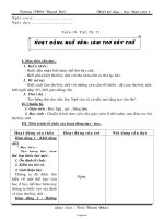 Giáo án Ngữ văn 8 - Tuần 19 - Trường THCS Thạnh Hải