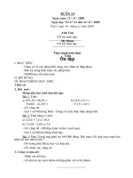 Tuần 13. Người gác rừng tí hon