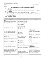 Giáo án môn Đại số 7, năm 2007 - 2008 - Tiết 27: Một số bài toán về đại lượng tỉ lệ nghịch
