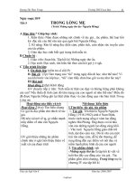 Giáo án Ngữ văn 8 - Tiết 5: Trong lòng mẹ - Năm học 2006-2007 - Dương Thị Thảo Trang