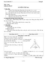 Giáo án Hình học lớp 7 - Tiết 27, 28