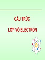 CẤU TRÚC lớp vỏ ELECTRON (hóa đại CƯƠNG a2) (chữ biến dạng do slide dùng font VNI times, tải về xem bình thường) 