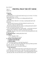 Bài 12. Phương pháp thuyết minh