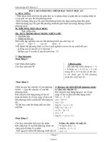 Giáo án môn Đại số 8 tiết 61, 62: Bất phương trình bậc nhất một ẩn