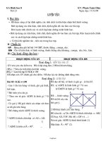 Giáo án Hình học 8 - Tiết 23: Luyện tập - Năm học 2009-2010 - Phạm Xuân Diệu