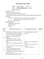 Giáo án Tiếng Việt Lớp 3 - Tuần 9 - Bài: Ôn tập - Kiểm tra (Tiết 3)