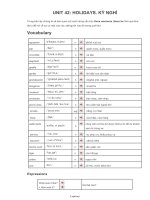 Giáo án English 6 - Unit 42: Holidays