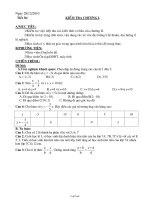 Giáo án môn Toán lớp 7 - Tiết 36: Kiểm tra chương I