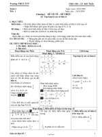 Giáo án môn Đại số 7 - Trường THCS TTT